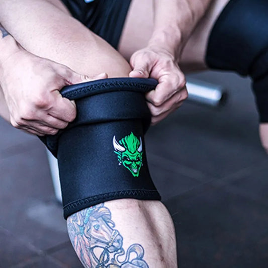 1 Pair Demon Knee Sleeves 7mm Compression Knee Braces